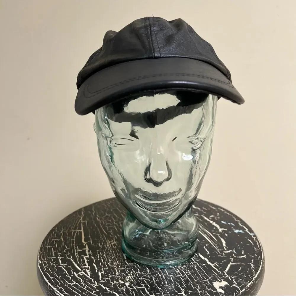 Leather Baseball Hat